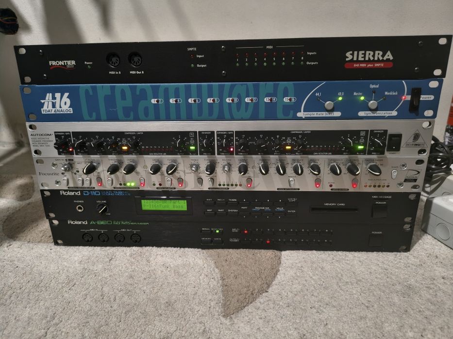 Focusrite ,  Roland, Creamware, Berhringer