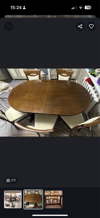 Продам стол со стульями