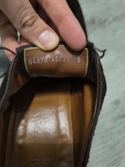 a.testoni – Италиански велурени обувки, Made in Italy, размер 9 (42-43)