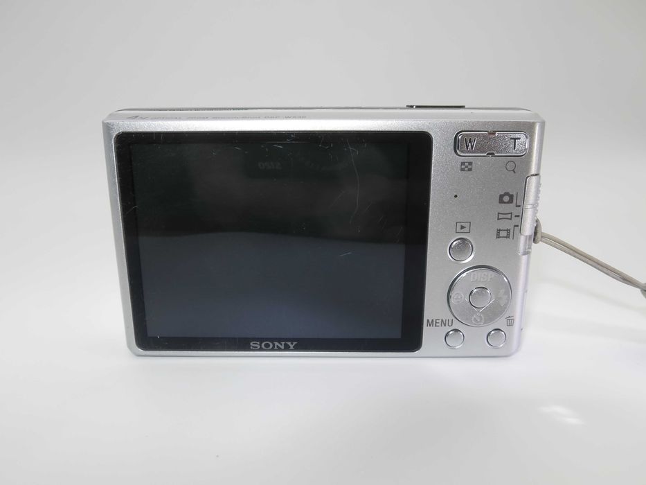Sony Cyber-shot DSC W530 ултра компактен цифров фотоапарат в сребърен цвят, малка дигитална камера 14MP, в чудесно състояние, работи перфектно
