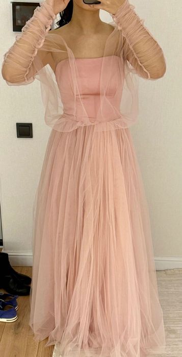 Платье с корсетом