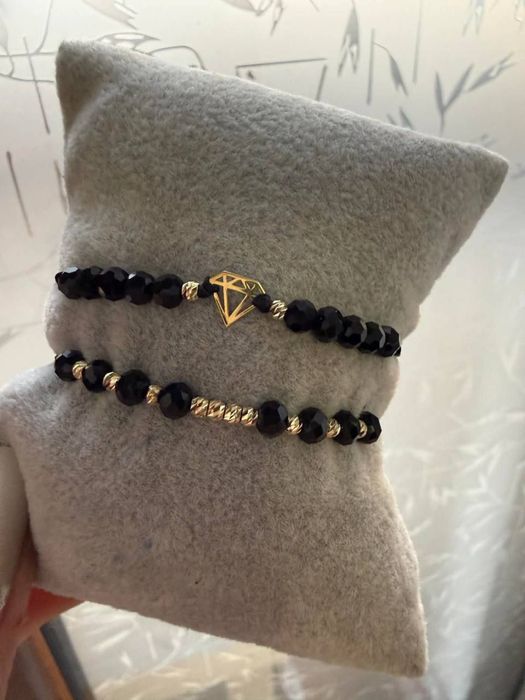 Set 2 bratari cu aur 14 k