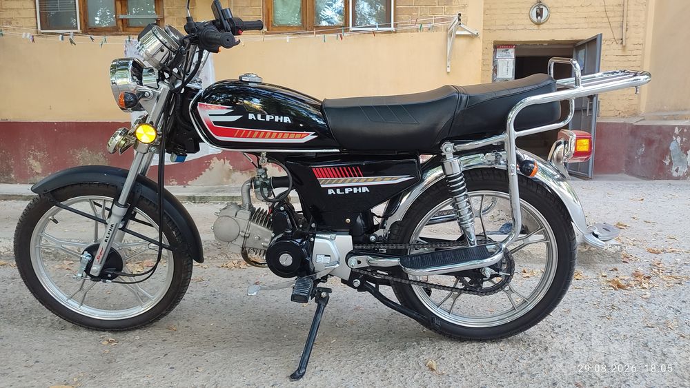 Новый мопед Kawasaki Alfa