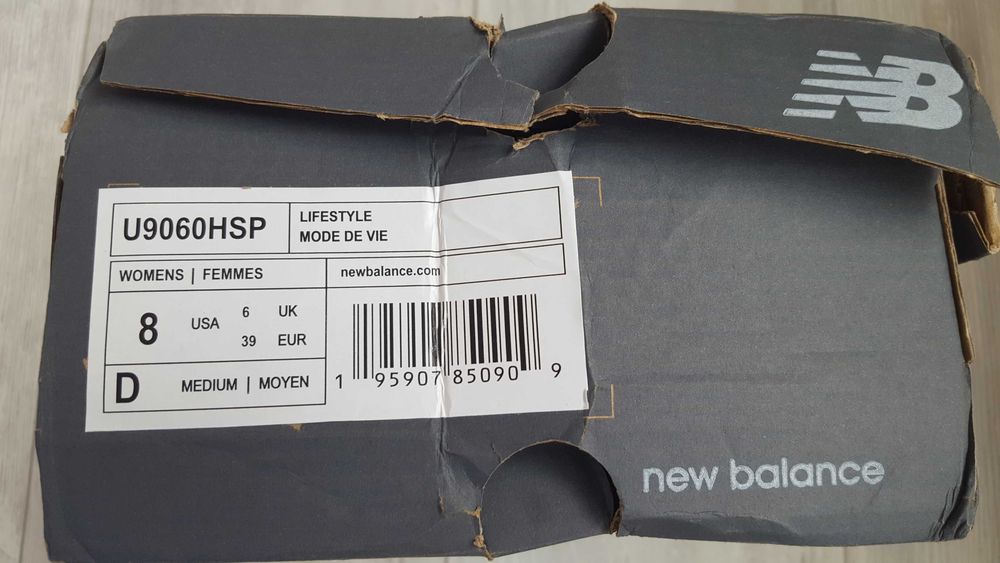 Нови розови дамски маратонки New Balance 9060 U9060HSP р-р 39