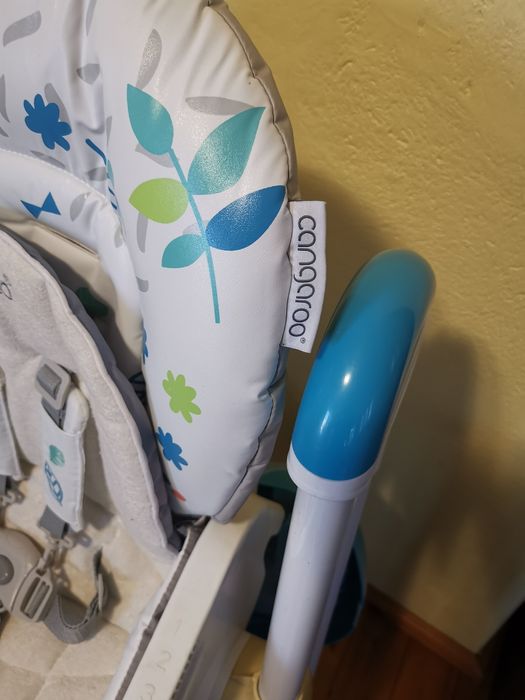 Детски столчета за хранене, с тапицерия и 5 точков колан