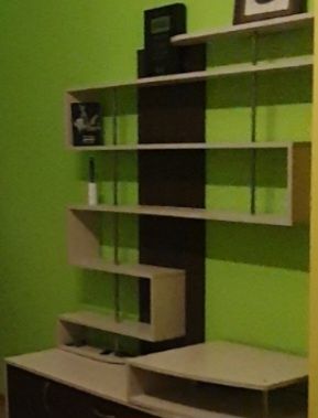 Бюро,  нощно шкафче , библиотека и легло с матрак