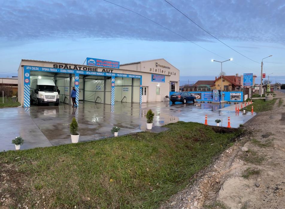 Spalatorie auto self service cu fise, bancnote, automatizari