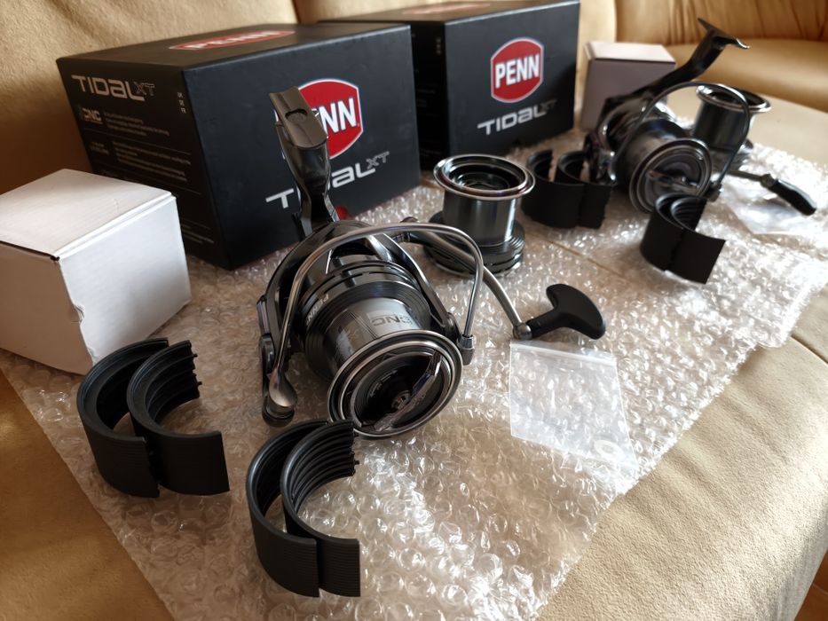 Set 2 mulinete PENN Tidal 7000 XT - comp Daiwa, Shimano,Fox