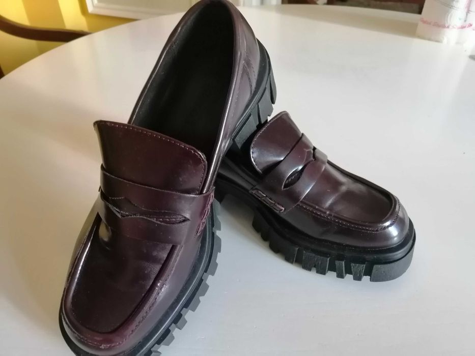 Дамски обувки Marco Tozzi бордо – размер 36, перфектно състояние