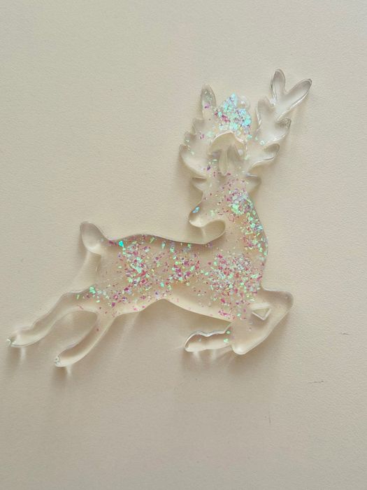 Коледни еленчета от епоксидна смола