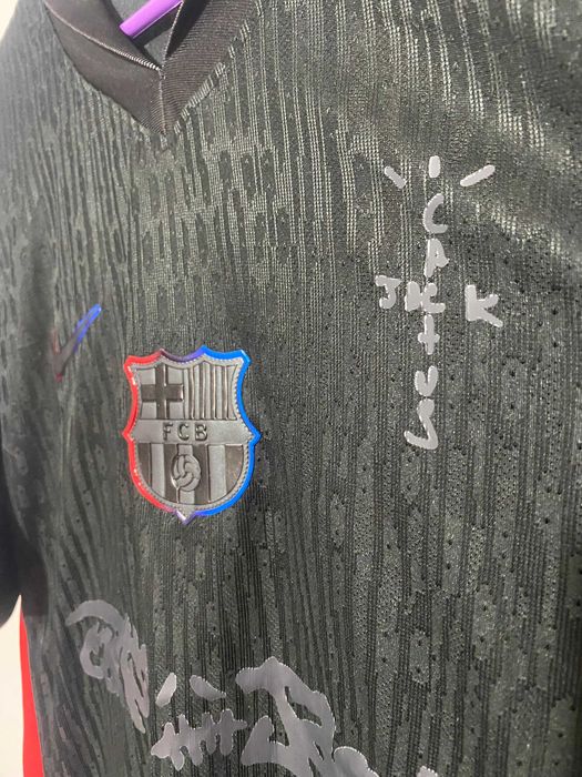 Tricou Barcelona 25/26 ”Cactus Jack” away - Mărimea XL