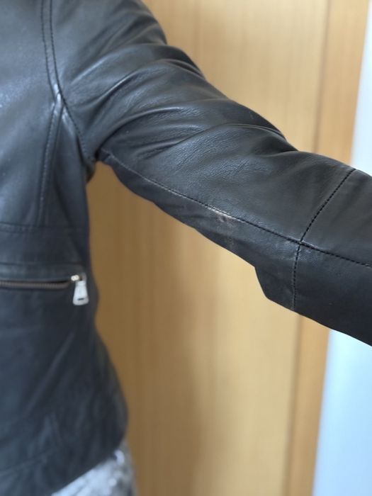 Кожено яке Massimo Dutti
