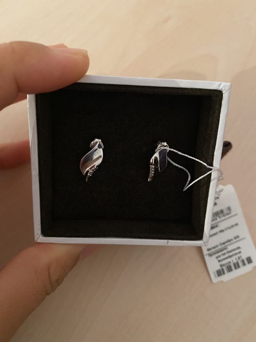Сережки бриллиант