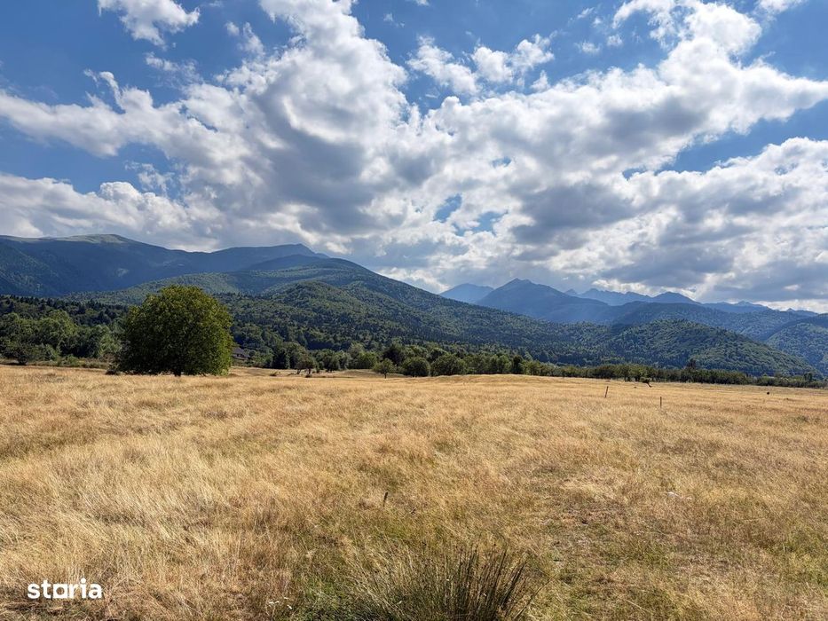 TEREN INTRAVILAN 17.781 MP SÂMBĂTA DE SUS Vedere spre Munții Făgăraș