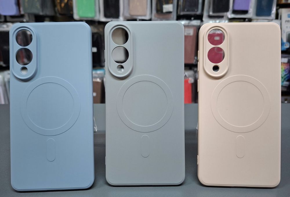 Гръб MagSafe за Samsung S25 Edge кейс за безжично зареждане