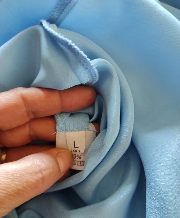 Rochie lunga albastru deschis