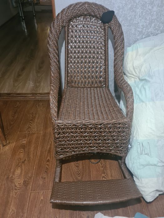 Кресло кочеля из ратана