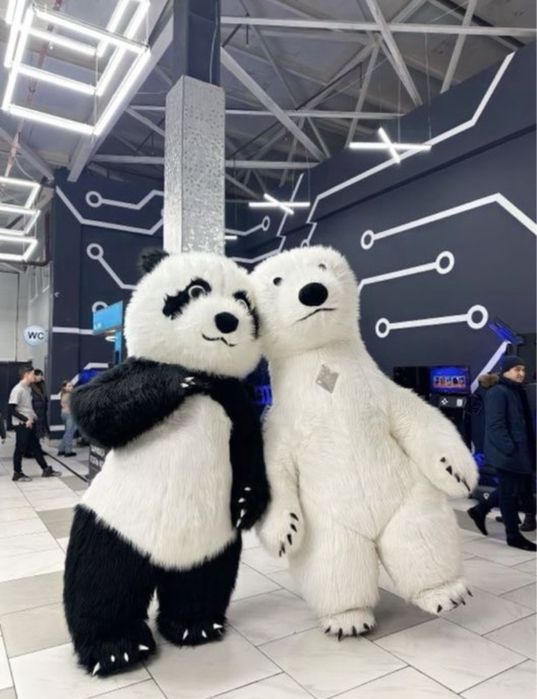 Тедди мишки Аниматоры Белы мишка