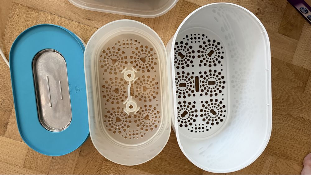 Sterilizator biberoane 3 in 1 Philips - stare perfecta + CADOU comprese termogel