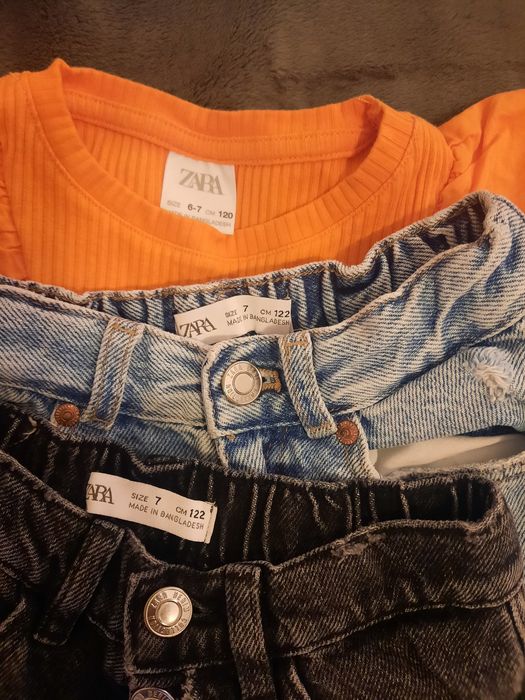 2 чифта къси панталонки и блукза на Zara.
