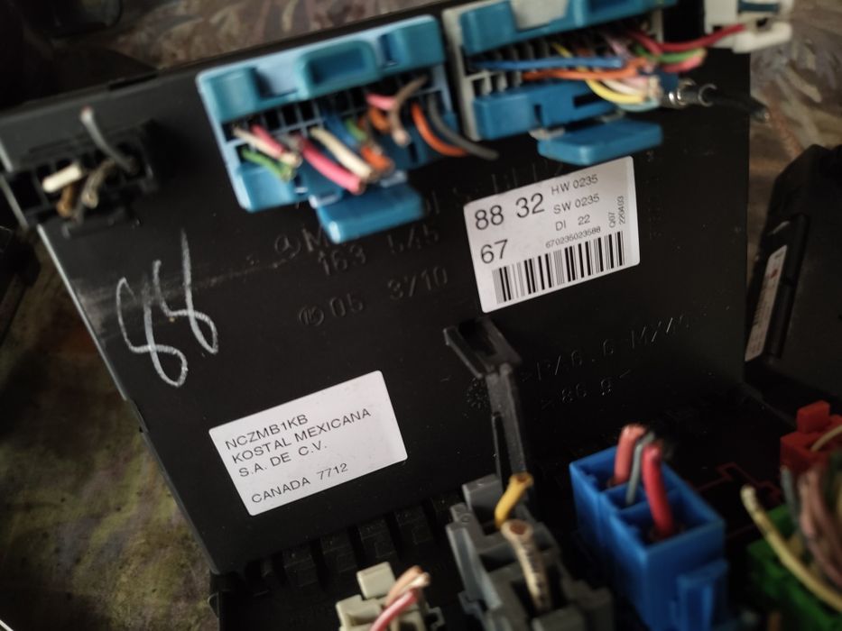 Mercedes разбор мл 164 блок Sam.блок сам