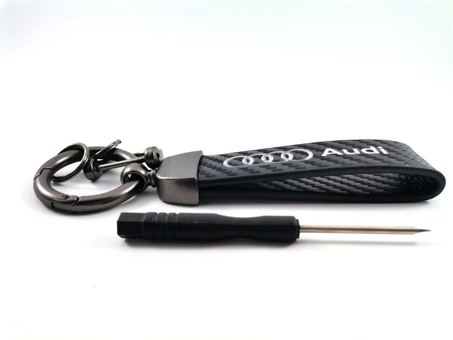 Луксозен Ключодържател КОЖА Ауди - Audi