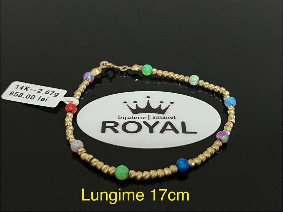Bijuteria Royal CB : Bratara dama aur 14k 2,67gr lungime 17cm