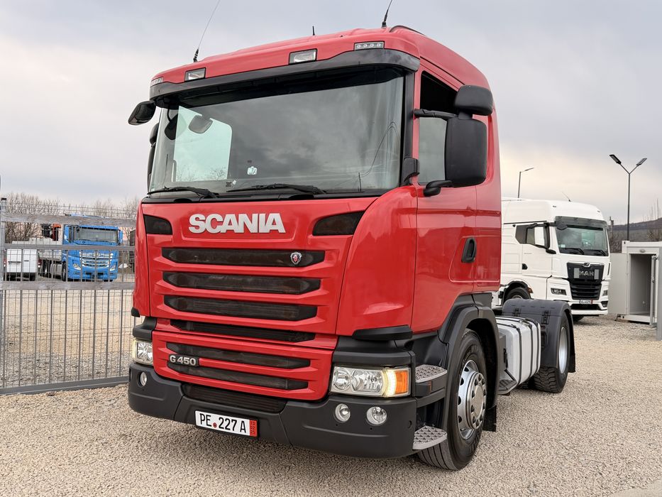 Scania G450 01.2015 / 651.000km *Opticruise automat* HYVA KIT *german