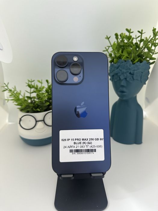Iphone 15 pro max 256 gb 86% 08174 / Pintel.kz 15/69