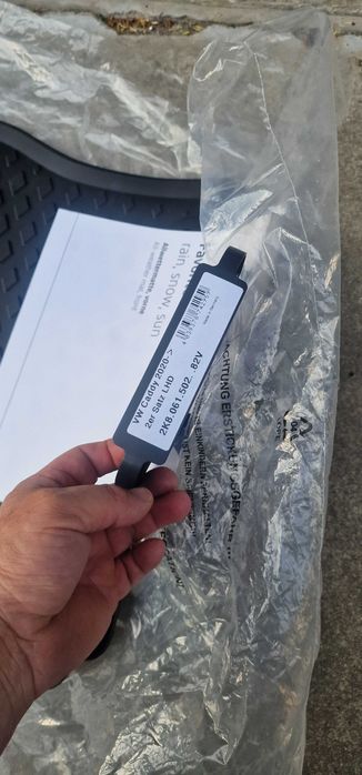 WV CADDY 2020-2025-Оргинални гумени стелки