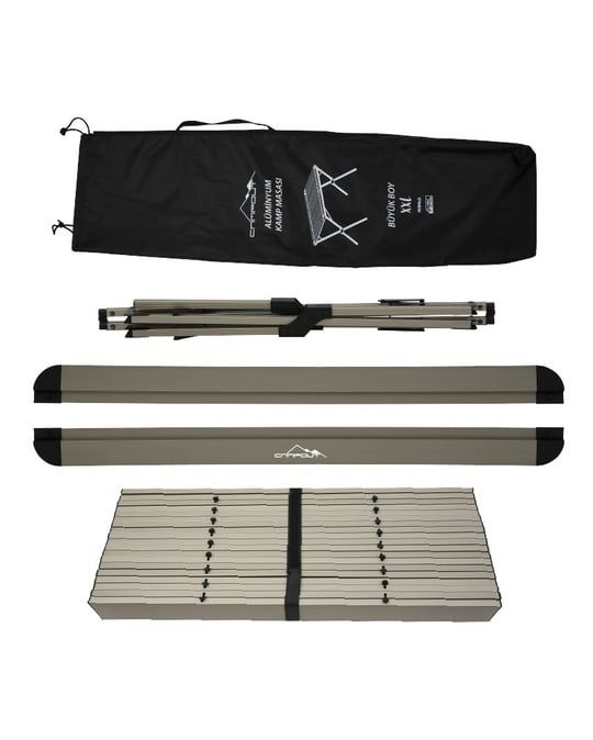 Сгъваема маса за къмпинг алуминиева