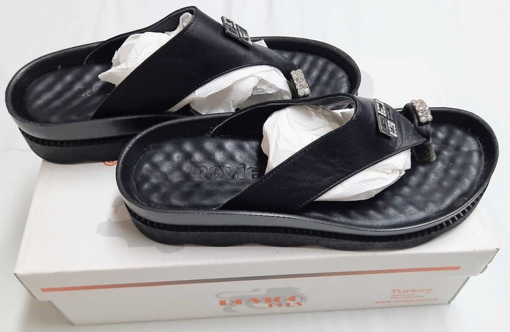 Papuci damă din piele marca ROVIGO PLUS