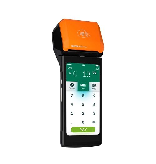 Sunmi P2 Terminal va kassa aparat