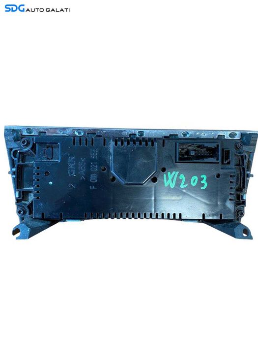 Panou Consola Comanda AC Aer Conditionat Clima Climatronic Mercedes Clasa C Class W203 2001 - 2007 Cod A2038303085 9140010525 [L8078]