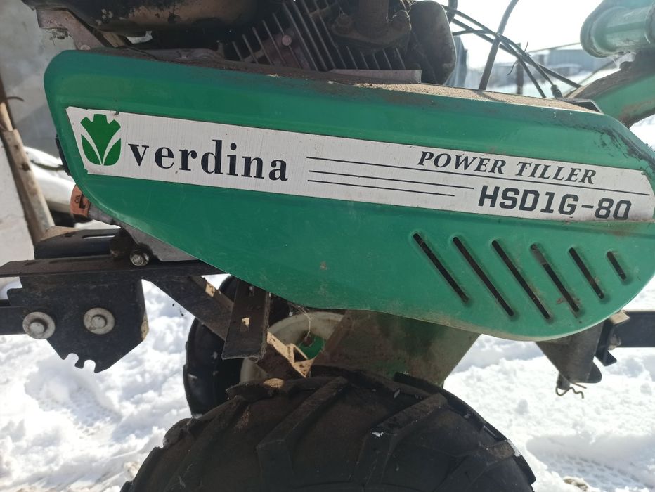 Motosapa Verdina HSD1g-80 6,5 HP cu accesorii si remorca RURIS