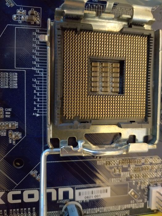 Placa de baza Foxconn, socket 775, procesor Intel Pentium D, testat