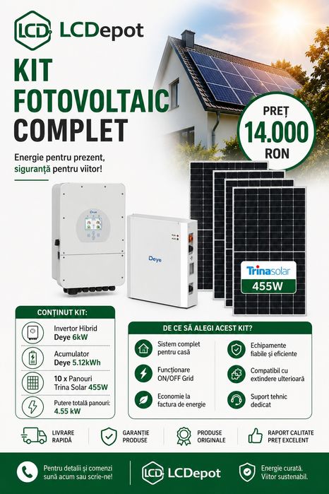 Kit Fotovoltaic / Kit-uri personalizate / Deye