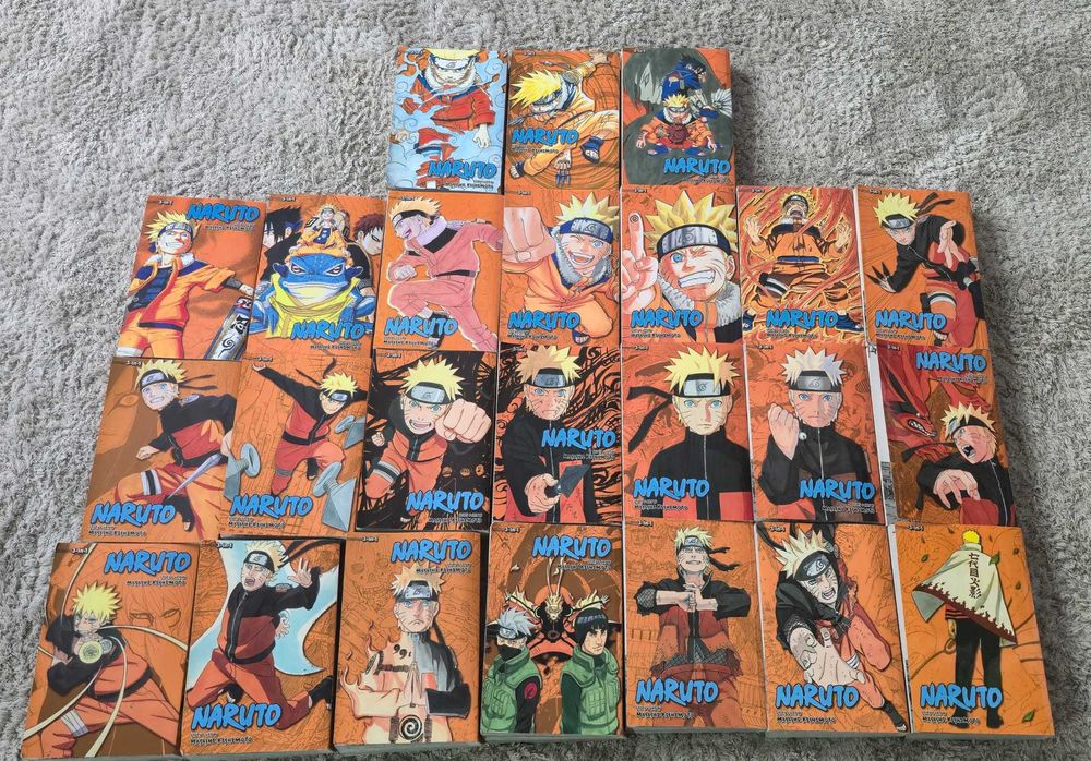 Vând Set Complet Manga Naruto (Ediția 3-in-1)