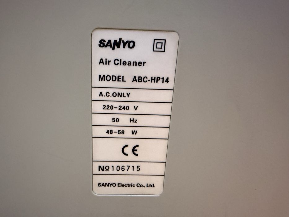 * SANYO Air Cleaner оригинальный фильтр воздуха в хорошем состоянии