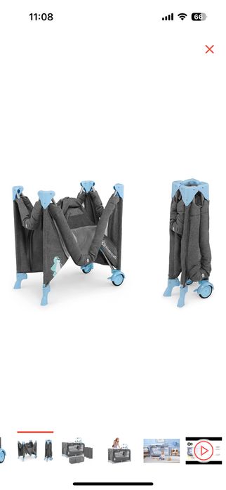 Манеж Kinderkraft Joy Blue