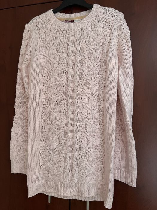 Bluza de iarna, NOUA, marimea 36, roz deschis