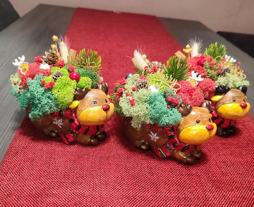 Коледни Табелки за закачане/ коледни кашпи/шейни и късмети