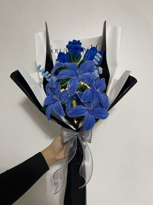 Buchet de flori cu luminițe