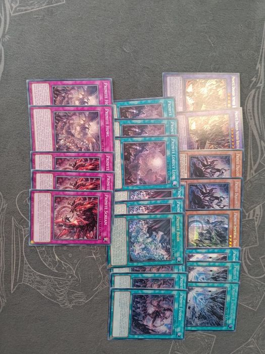 Yu-Gi-Oh primite cards