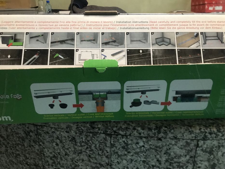 Линеен сифон за баня