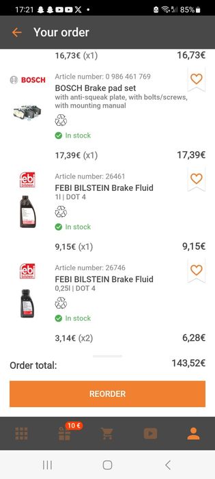 Discuri/placute de frana Bosch