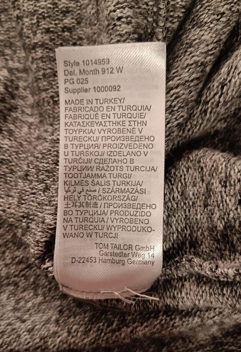 Cardigan Tom Tailor dama gri