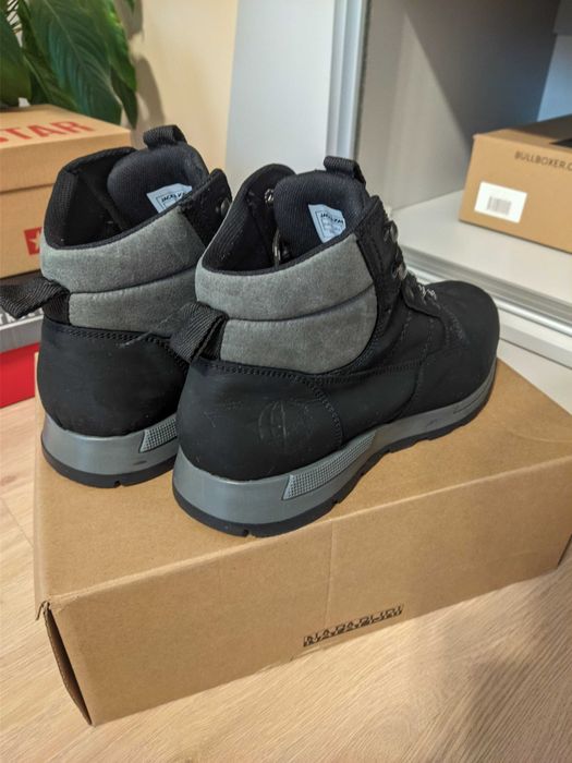 Bocanci piele cu sireturi Jack & Jones