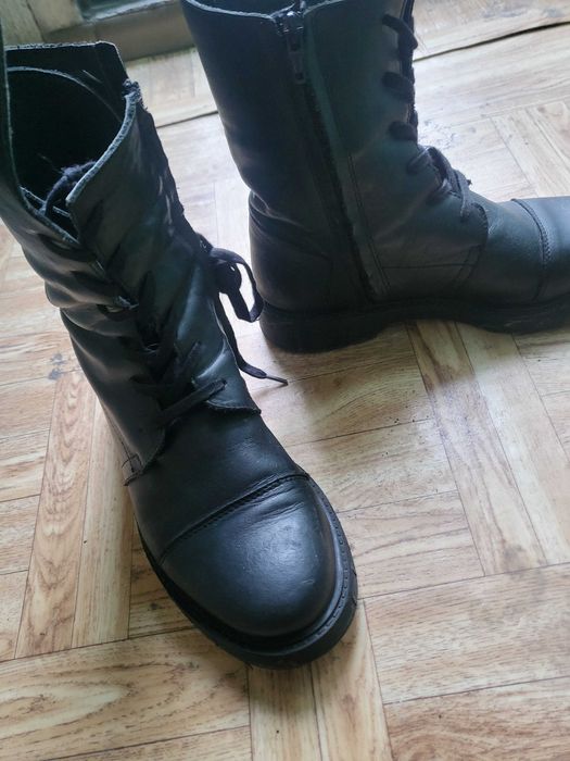 Дамски боти   37 номер естествена кожа /чанта Zara Нова