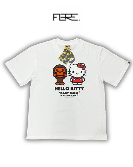 Tricou bape x hello kitty